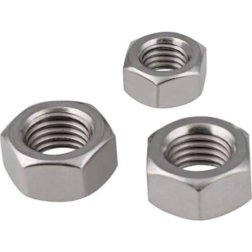 Wkooa Stainless Steel 316 Hex Nuts Right Threads Metric M2-M64