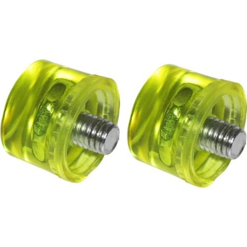 2pcs/lot Rubber Round Head Hammer Replaceable Hammer Head Double Faced Work Glazing Window Beads Hammer Nylon Head Mallet Tool