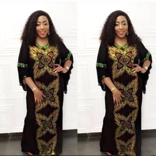 2020 fashion very big dresses for women/lady,Elegant oversizedDress african traditional print dresses with scarf for lady/women