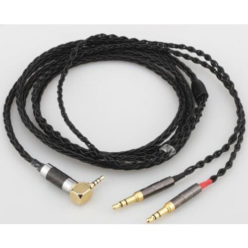Audiocrast 8 Cores HiFi Headphone Earphone Cable For Denon AH-D600 D7100 Hifiman Sundara Ananda HE1000se HE6se he400