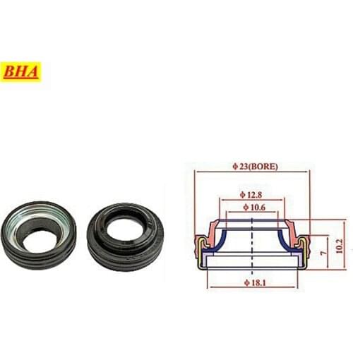 Free Shipping,Automobile air conditioner compressor oil seal for HCC series,oil seal for FX10 FX15