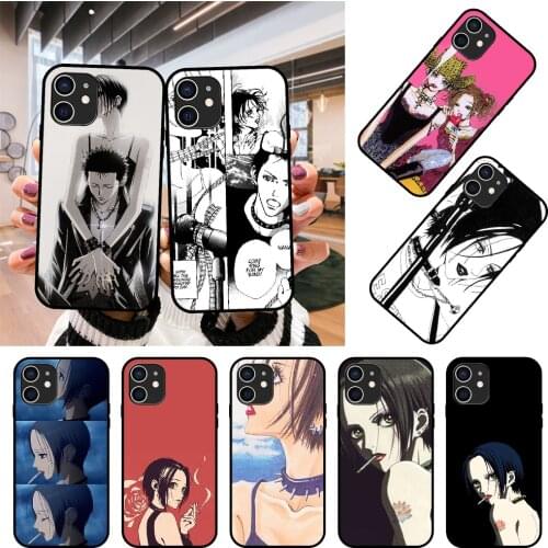 Phone Case For Apple IPhone 12 Mini 11 Pro XR X MAX SE XS 4 5 6 6S 7 8 E Plus Black Cover Hoesjes Art Shell Anime NaNa osaki
