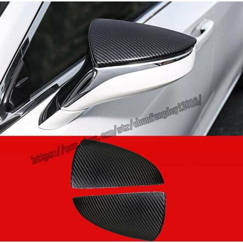 For Lexus Es ES200 260 300h 2018-2019 Real carbon fiber Rearview Mirror Cover 2PCS