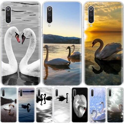 White swan in the lake Phone Case For Xiaomi Redmi Note 10 9S 9C 9 8T 8 7 6 Pro 5A 5 9A 8A 7A 6A S2 K20 K30 Coque