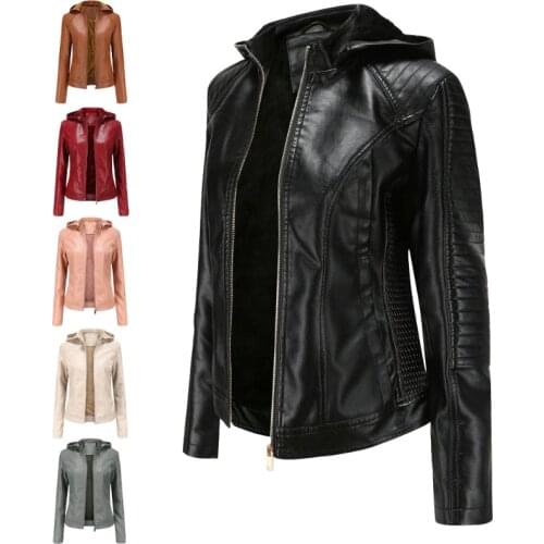 Conncozy Womens Winter Leather Jackets