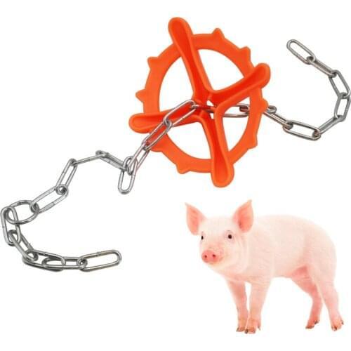 Piglet Toys Bed Pigs Biting Plastic Toys Animal Welfare Farming Equipment Anti-Bite Tail Veterinary Piglet Chain Red Lure