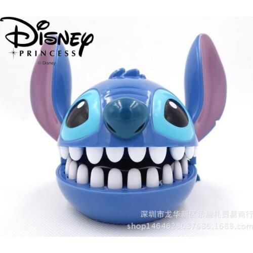 Disney Stitch Star Anime Trek Baby Stitch Press Teeth Biting Hand Biting Tricky Creative Game Hand Doing Toy Home School Game