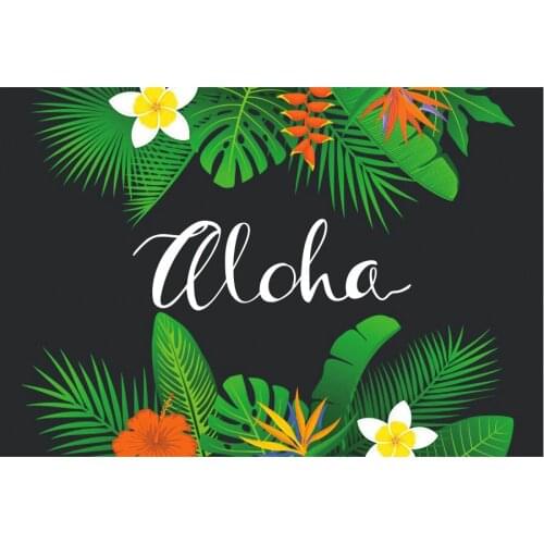 Green Leaves and Black Backdrop Holiday Photography Background Celebration Photo Booth Studio Decor