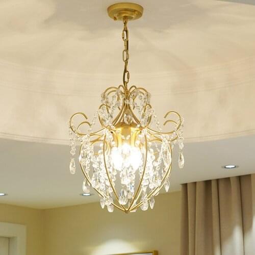 YHJ102905 crystal classic chandelier dining room retro lighting light European chandelier for living room