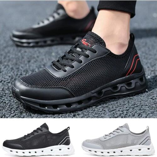 YISHEN Mens Sneakers Outdoor Non-slip Lightweight Cushioning Male Shoes Breathable Athletic Running Training Men Casual Shoes