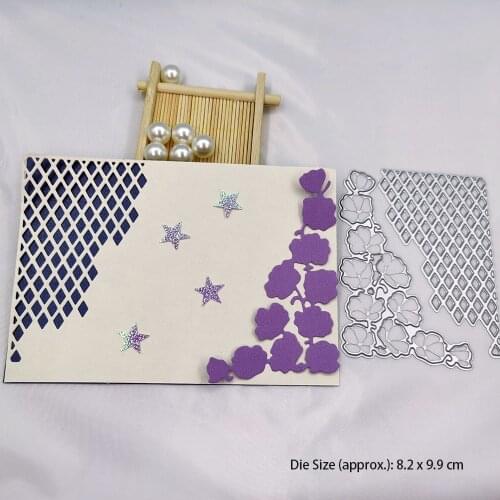 Lace Grid Metal Cutting Dies Scrapbooking Embossing Folders for DIY Album Card Making Craft Stencil Greeting Photo Paper