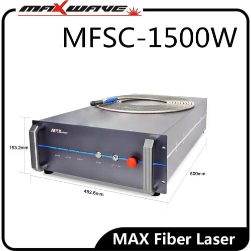 Max 1500w MFSC-1500 pulse fiber laser source 1500W laser generator source for fiber laser cutting machine