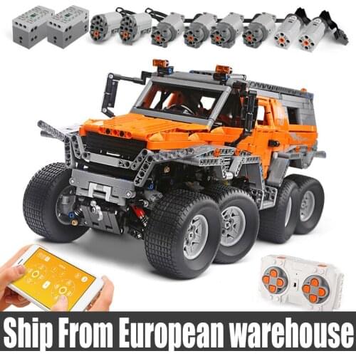 Moukd King 13088 EAvtoros Shaman Siberia Off-road Vehicle remote control car Model Building Block Bricks compatible Toy