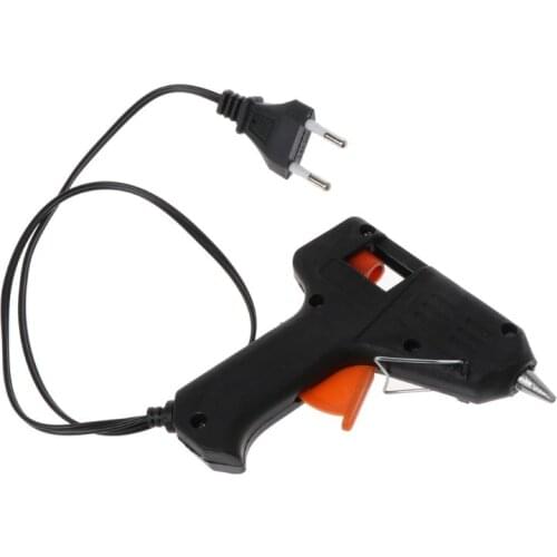 Heating Hot Melt Glue Gun Sticks Trigger Art Repair Tool US/EU Plug 20W Electric Dropshipping