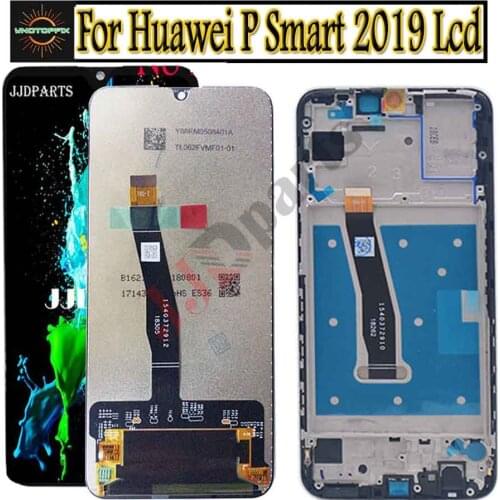 Original 6.21" For Huawei P Smart 2019 LCD Display Screen+Touch Panel Digitizer For POT-LX1/POT-LX1AF/POT-LX2J lcd With Frame