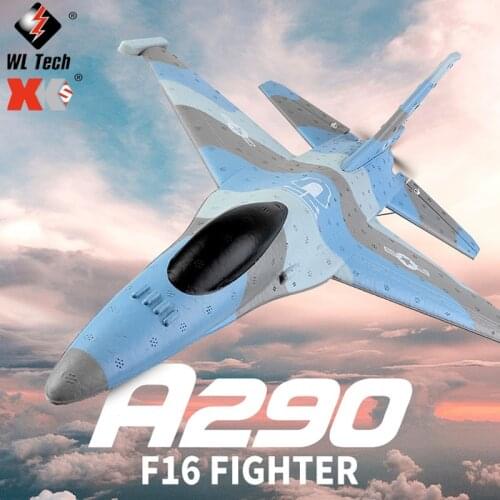 WLtoys 2021 New XK A290 Rc Plane 3CH 2.4G Remote Control Fixed Wing Stunt Rc Airplane Landing Glider Rc Airplanes F16 Model Toys