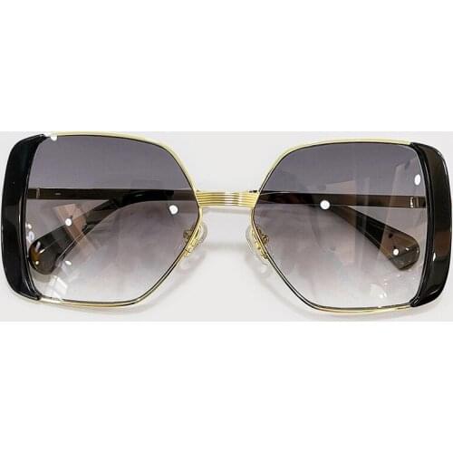 New Fashion Square Sunglasses Women Luxury Brand Designer With Metal Frame Fashion Sun glasses For Men UV400