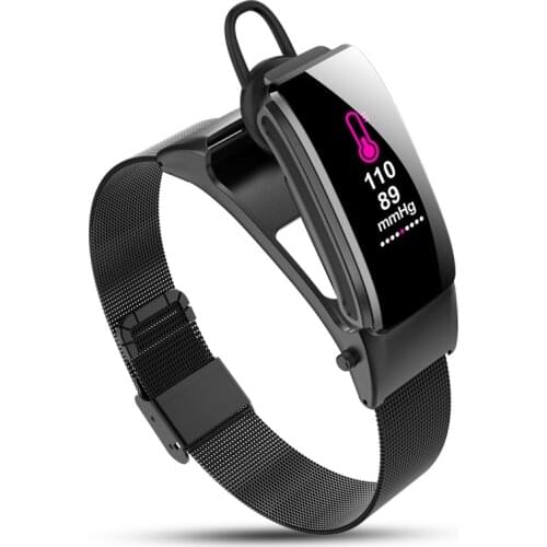 2in1 Smart Bracelet B31 with Bluetooth Headset Talk Smart Band Wristwatch Band Music Control Pedometer Sleep Monitor Sport Watch