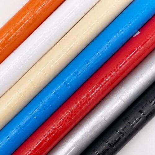 Black red white Crocodile Leather Grain Texture Vinyl Car Wrap Sticker Decal Film Adhesive Sticker Interior Car Styling