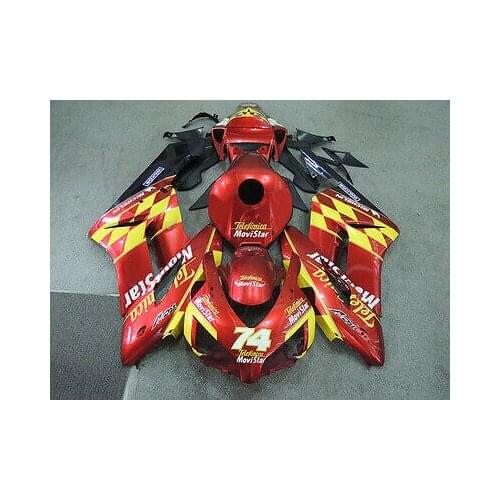 Wotefusi ABS UV Paint Bodywork Fairing Injection For Honda CBR 1000 RR 2004 2005 (HJ)