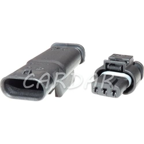 1 Set 3 Pin 872-858-541 Reversing Radar Detector Conenctor Electric Socket Waterproof Camshaft Sensor Plug For VW Touareg