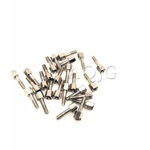1000pcs DB9 DB15 DB25 RS232 VGA screws hexagonal Nuts Studs copper posts