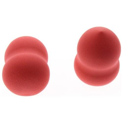 2Pcs/Set Non Latex Women Girls Face Beauty Tool Gourd Shape Powder Puff Blending Make Up Cosmetic Foundation Makeup Sponge