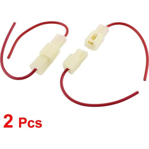 UXCELL Car Auto Radio Stereo Wiring Harness Single Pin Wire Adapter Connectors 2Pcs