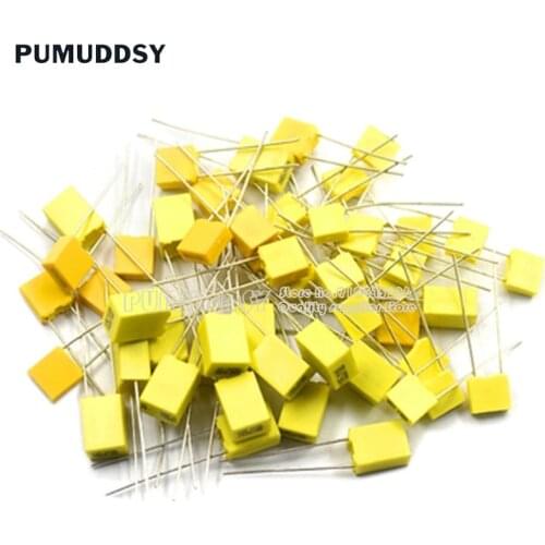 20PCS Polypropylene Safety Plastic Film 100V 1nF ~ 470nF 100nf 220nf 10nf 47nf 22nf 1nf 0.47uf 0.1uf Correction Capacitor