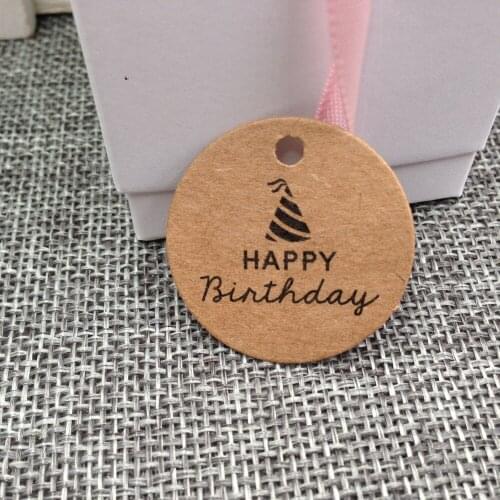 200pcs/lot 3cm Decorative Merry Christmas Paper Gift Tags hang tag Design Paper Labels Packaging Wedding Birthday