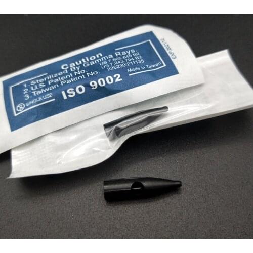 50pcs Black 3R Needle Tips 3RL Needle Caps For Permanent Makeup Dragon/Mosaic/Merlin Tattoo Machine