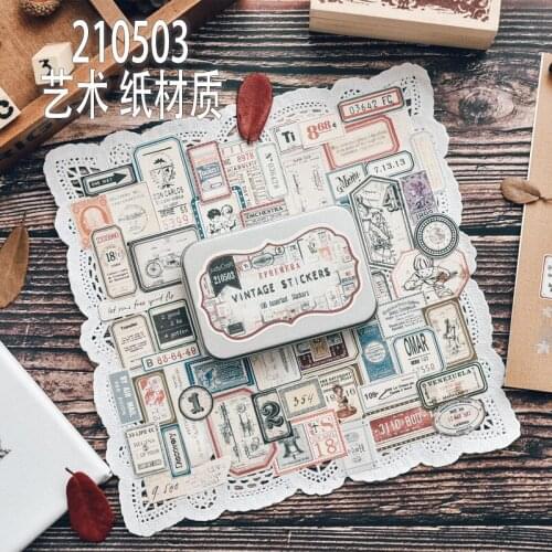 90pcs/1lot Kawaii Stationery StickersArt Paper Marks Junk Journal Diary Decorative Mobile Stickers Scrapbooking DIY Craft