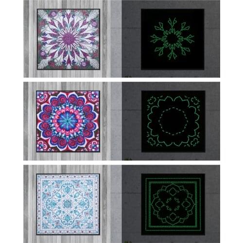Special Shape Diamond Painting Mandala Flower Modern Pattern DIY 5D Part Drill Cross Stitch Crystal Art Embroidery Decoration