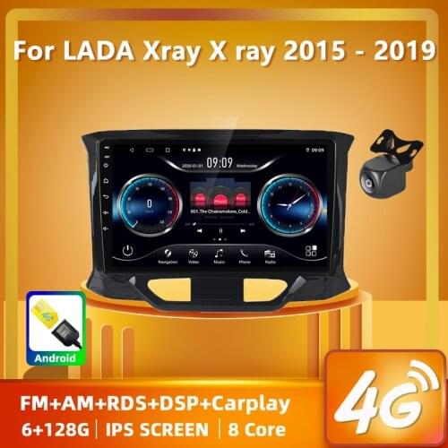 PEERCE For LADA Xray X ray 2015 - 2019 Car Radio IPS 1280*720 Multimedia Video Player Navigation GPS Android No 2din 2 din dvd