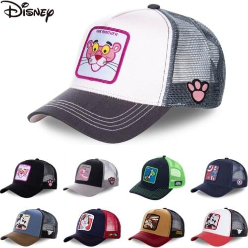New Brand 62 Styles Disney Minnie Mickey Snapback Cotton Baseball Cap Men Women Hip Hop Dad Mesh Hat Trucker Hat Dropshipping