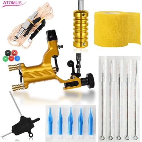 Equipo Para Tatuar Kit Tatoo Tatto Machine Tatouage Tattoo Pen Set Tatuador Machin Pedal Rotativa Quit De Tatuajes Tatuagem