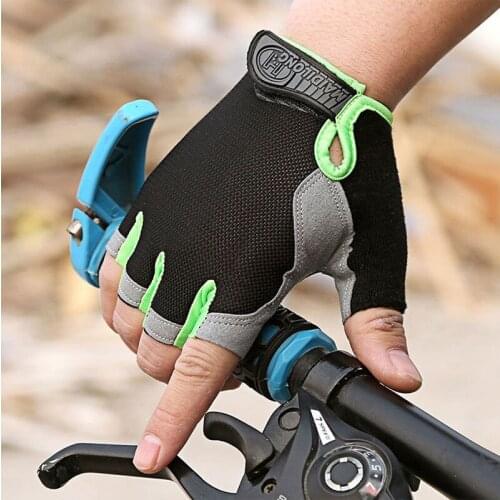 Hot sale Cycling Anti-slip Anti-sweat Men Women Half Finger Gloves Breathable Anti-shock Sports Gloves Bike Bicycle Gloves