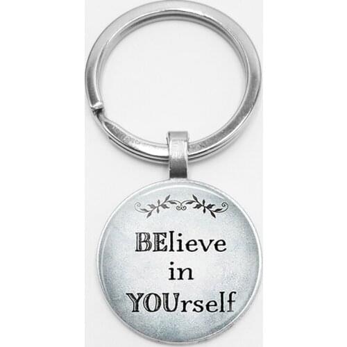 Fashion Accessories Classic Celebrity Quotes Keychain Car Key Hang Buckle Accessories Welcome To Map Custom