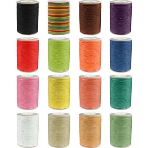 0.8mm Waxed Thread Repair Cord String Sewing Leather Hand Stitching DIY Thread For Jewelry Making Bracelet Necklace DIY #116