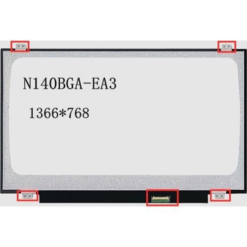 14.0-inch Laptop LCD Screen N140BGA-EA3 1366X768 HD eDP 30Pin matte matrix display panel replacement