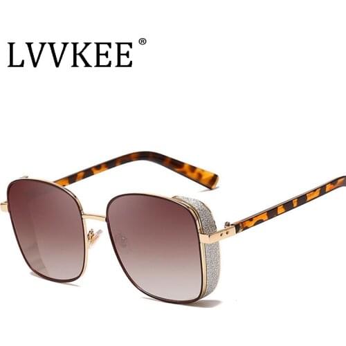 New Mirror Flash Square oculos Gafas sun glasses Brand men women driving sunglasses Retro Steampunk Female male UV400 Glasses