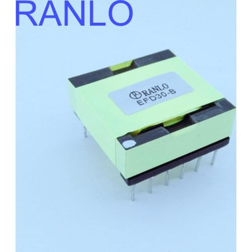 EFD30 thru-hole switch power supply transformer ferrite core transformer shield copper foil 6+6pin