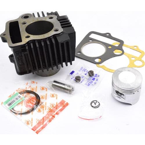 High Quality Motorcycle Cylinder Kit 50mm Bore For C100 JD100 WS100 DY100 100cc Horizontal Engine Spare Parts
