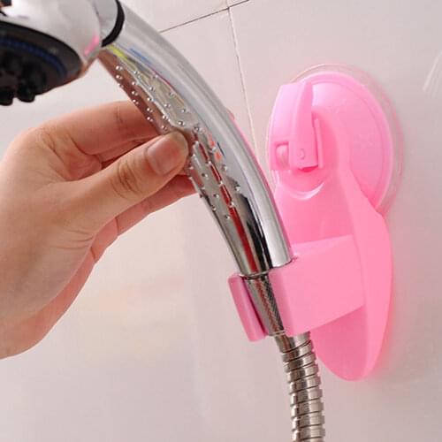 1pcTop Sale Universal Bathroom Suction Cup Powerful Suction Shower Head Holder Bracket Bath Wall Mount Vacuum Shower Head Holder