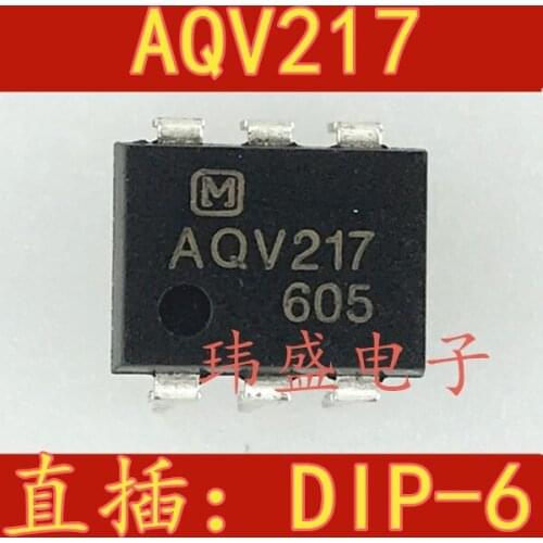 10pcs AQV217 DIP-6 AQV217