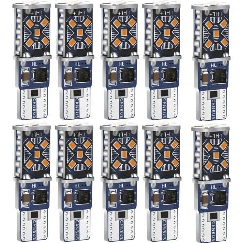 10x T10 LED W5W Canbus 194 168 Error Free LED Clearance Parking Light for BMW Audi Volvo Toyota Subaru Peugeot Nissan Kia Lada