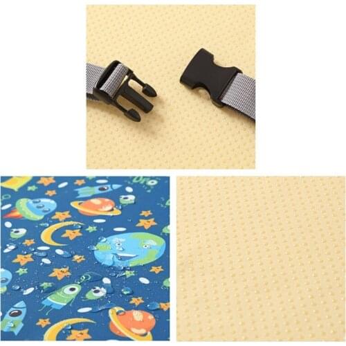 2 Pcs/Set Anti-Skid Cartoon Printing Dining Children Cushion Increased Pad Adjustable Removable High Chair Booster Mat