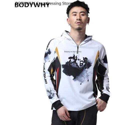 2020 Mens Ice silk Sunscreen Suits Mens Summer Mosquito Breathable Quick-Drying UV Wear-Resistant Wicking Sweatshirt Hoodies