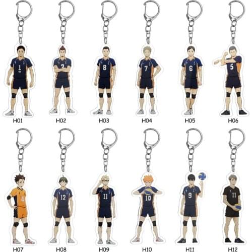 2020 Anime Haikyuu!! Acrylic Figure Model Decor Anime Activities Fans Gifts Keychain
