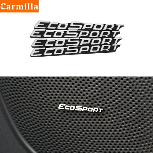 Color My Life 3D Aluminum Speaker Audio Speaker Badge Stereo Sticker for Ford Ecosport 2018 - 2020 Accessories